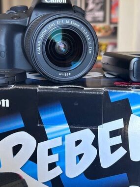 Canon EOS Rebel SL1 DigitalSLR Camera with 18-55mm lens - New In Box